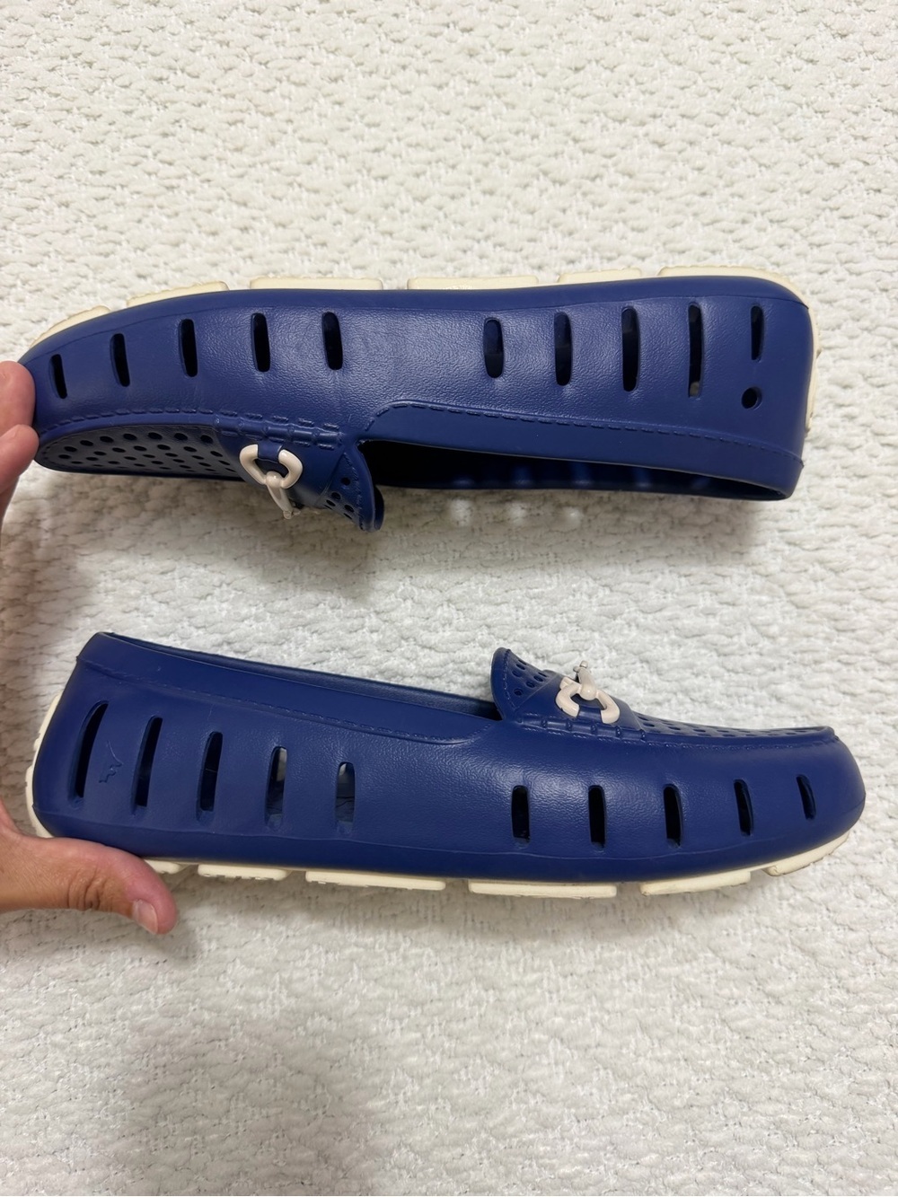 Floafers Tycoon Bit Driver Blue Loafers Water Shoes Easy Clean Women’s Size 9 - Picture 6 of 8